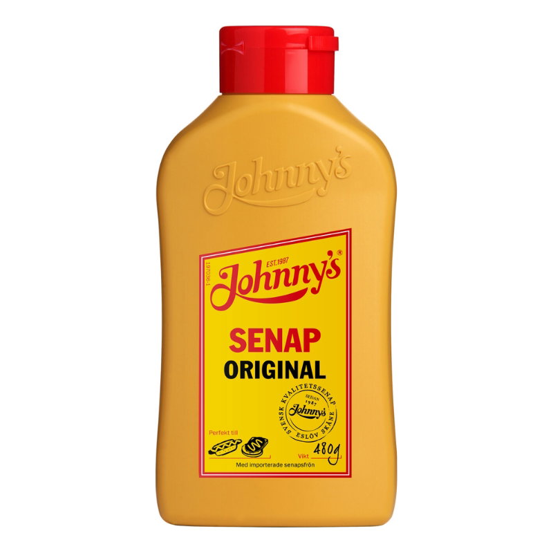 Johnnys Original Sennep 480g