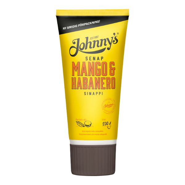 Johnnys Mango & Habanero Sennep 200g