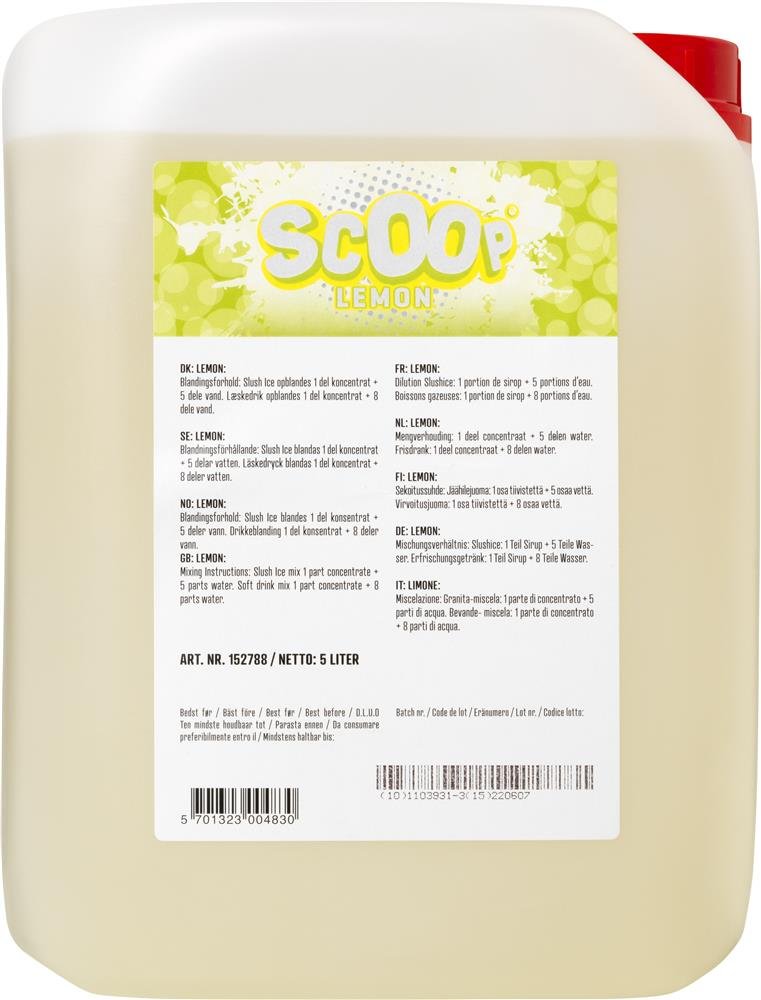Scoop Slushice Lemon, 5l