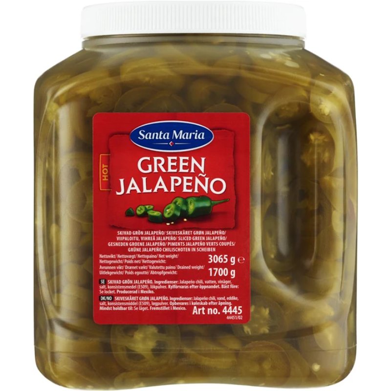 Jalapenos Grøn Skåret Usa