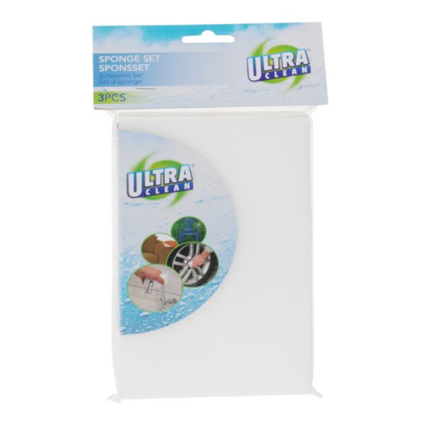 Magisk Svampesæt Hvid 3 Stk