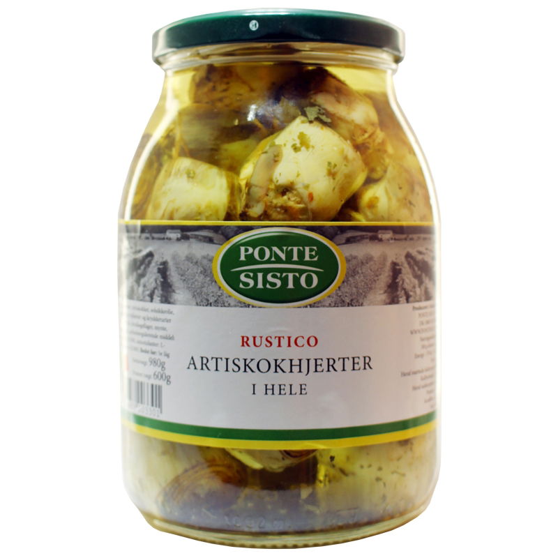 Artiskokhjerter Hele Rustico 980 g