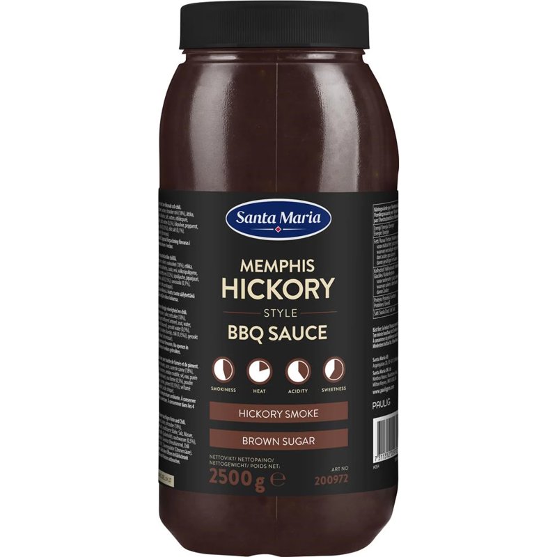 Barbecuesauce Memphis Hickory Santa Maria