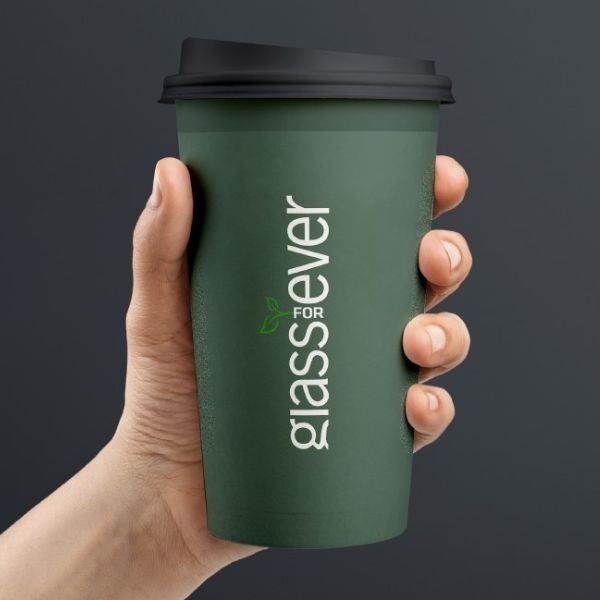Se Kaffekop To-go 30 Cl. Mørkegrøn hos Barlife.dk