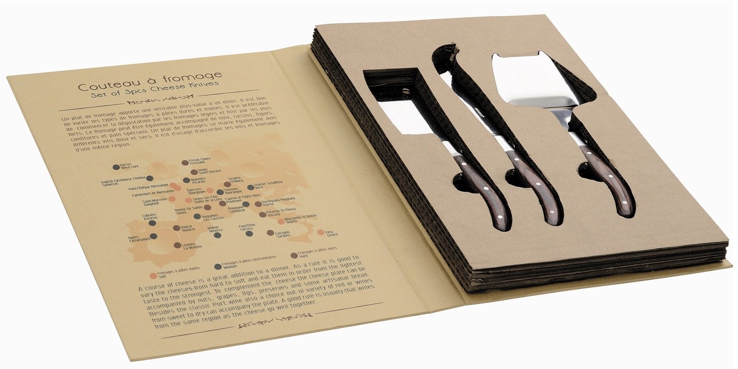 Laguiole Sæt Med 3 Osteknive