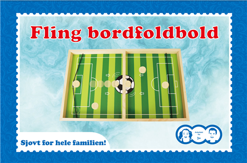 Fling Bordfodbold I Træ Str. 39 X 24 X 2,5 Cm thumbnail