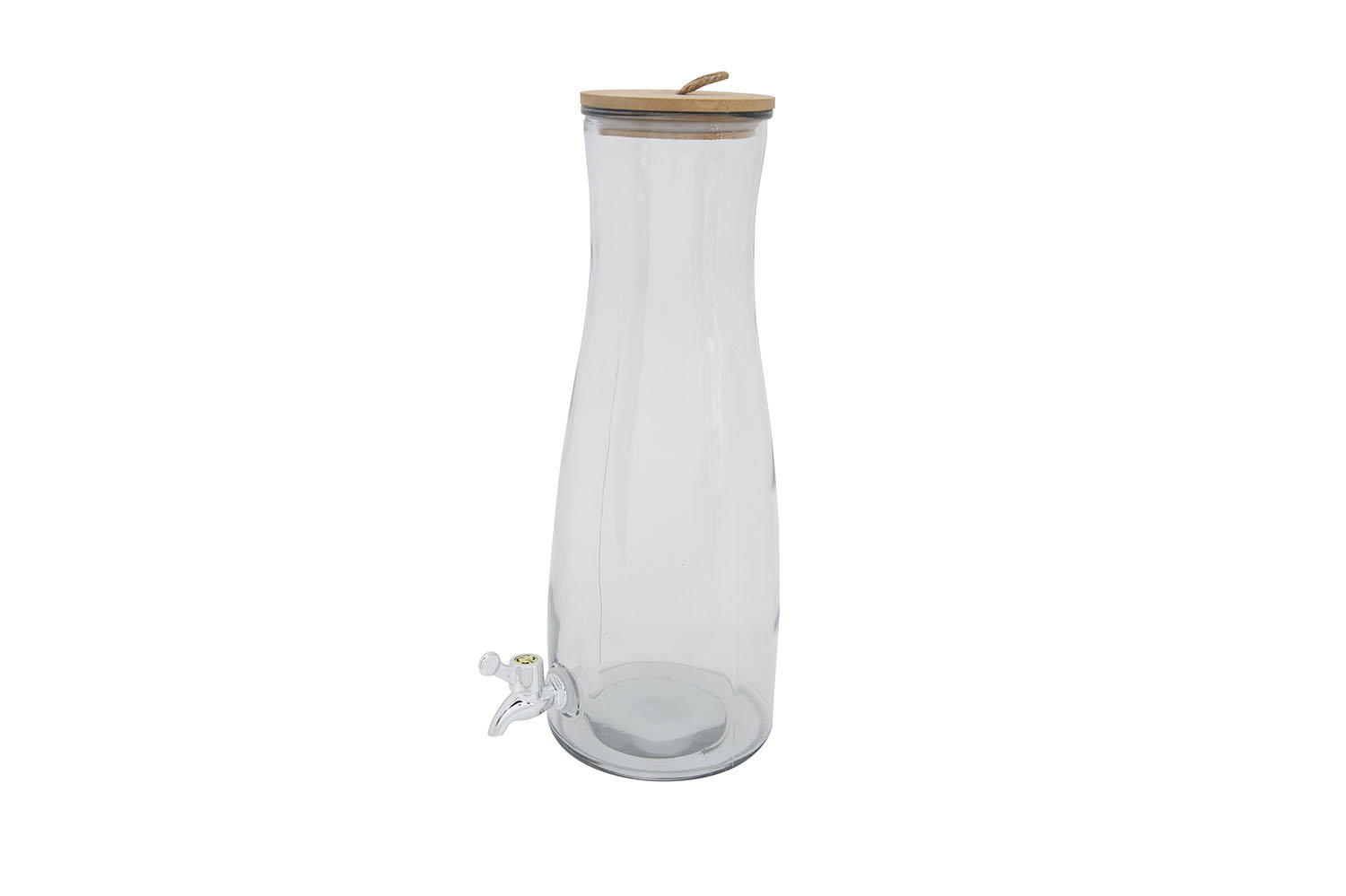 Juicedispenser Med Trælåg Glas 42 Cm
