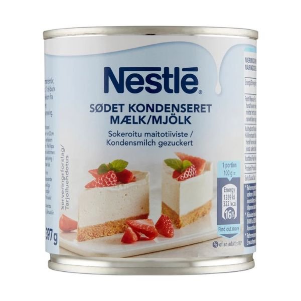 Bror Multiplikation plyndringer Kondenseret mælk 9% Nestlé 397G - Bedste pris i Danmark✔️