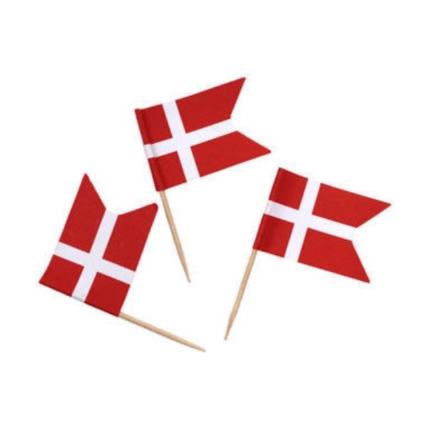 Flag På Pind / Kageflag 25 Srk.