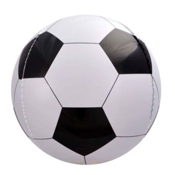Ballon "Fodbold" Ø34 Cm