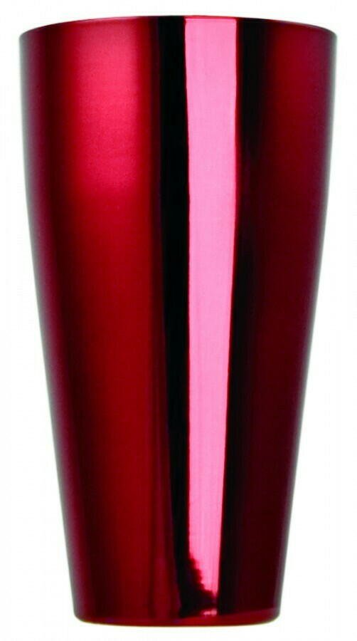 Boston Shaker, Farverig Lakeret Rød 900 Ml
