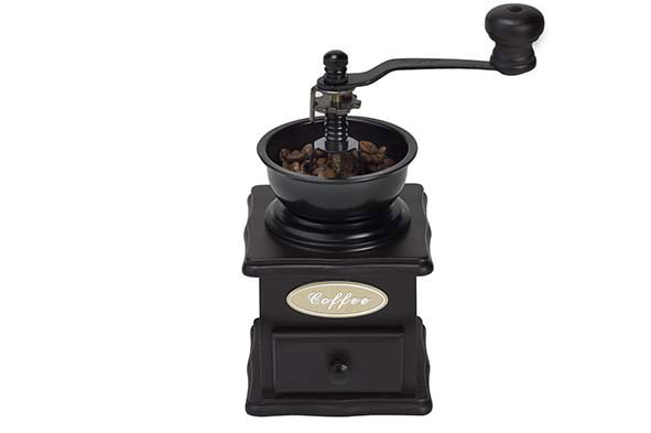 Kaffekværn Retro Sort Træ