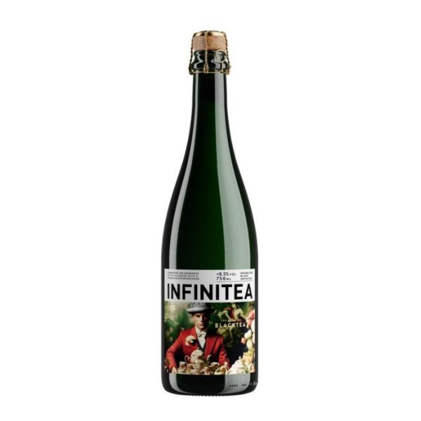 Infinitea Sparkling Tea Black Alkoholfri 0,75 Ltr