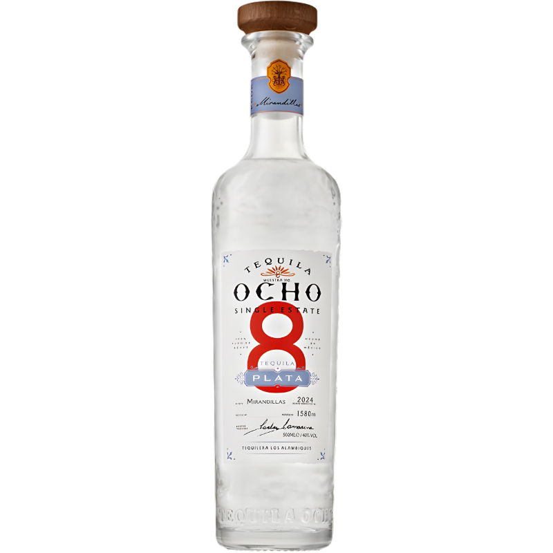 Ocho Tequila Blanco Plata La Mesa Fl 50