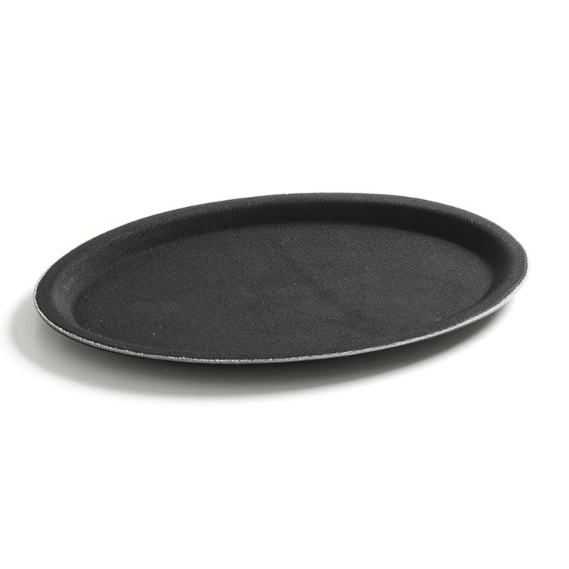 Serveringsbakke Oval Skridsikker 200×265 Mm Frp