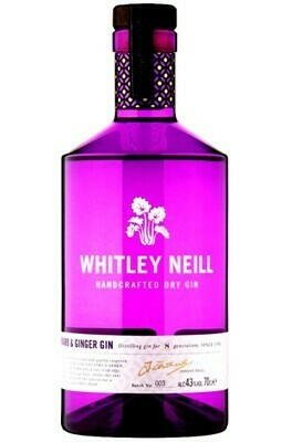 WHITLEYNEI Whitley Neill Rhubarb & Ginger Gin Fl 70
