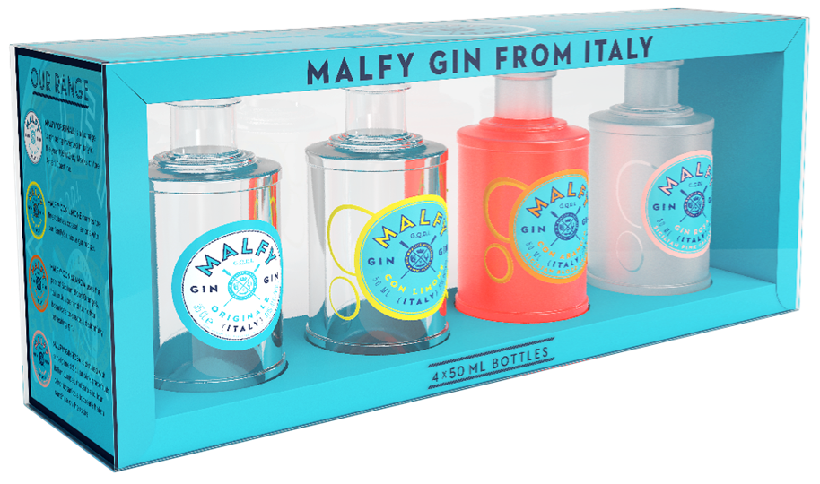Malfy Gin Miniature Set (4x5cl/pk) Pk 5