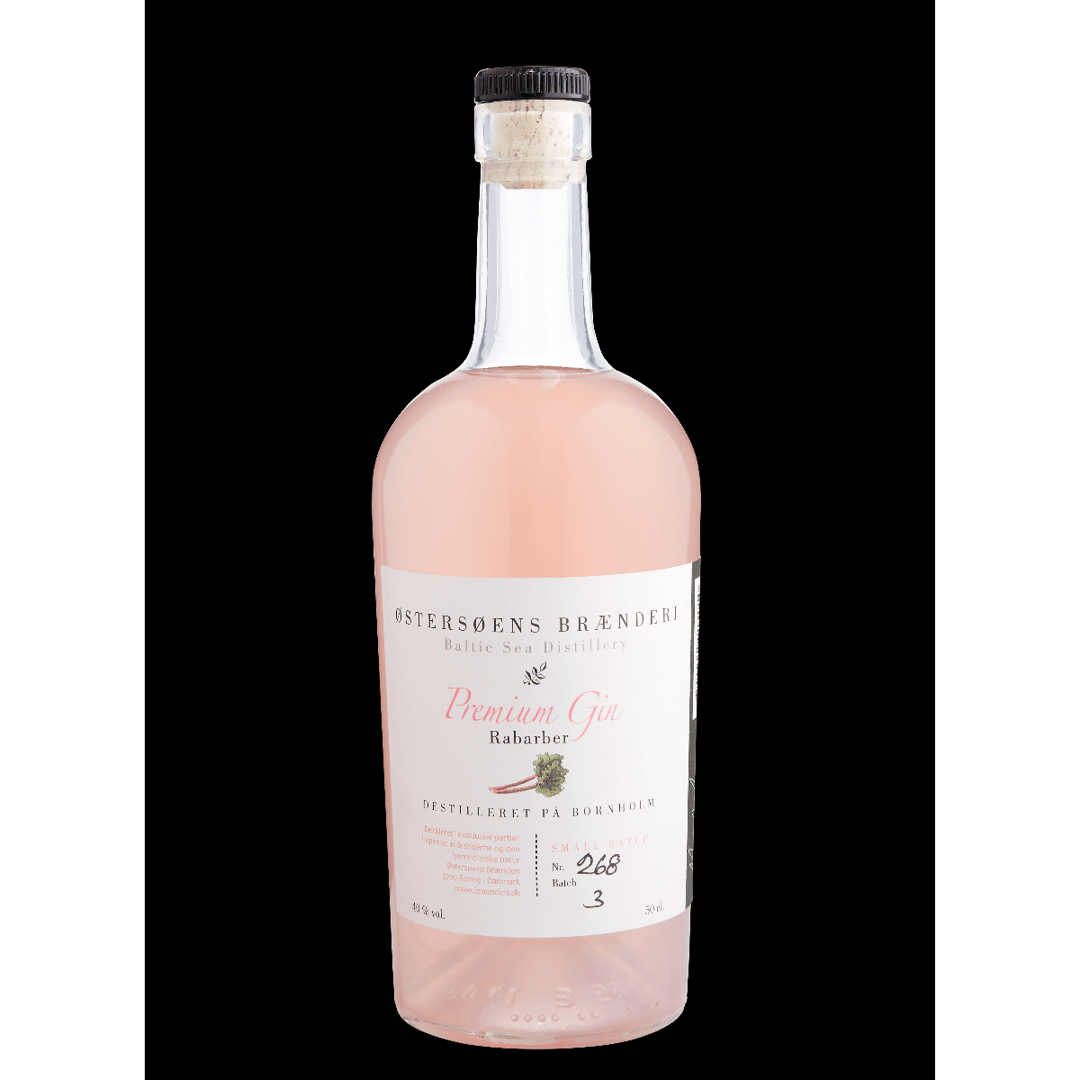 Østersøens Brænderi Rabarber Gin Fl 50