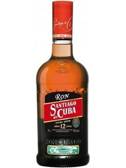 Santiago de Cuba Rum Ron Santiago De Cuba 12 Years Extra Anejo + Gb 07l