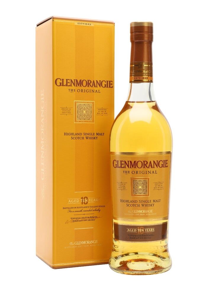 Glenmorangie Company Glenmorangie 10 Years Old The Original Highland Single Malt Scotch Whisky 70cl