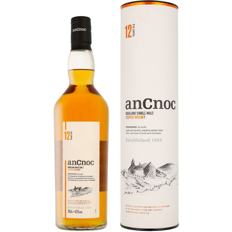 Ancnoc 12 Yo Speyside Single Malt Fl 70