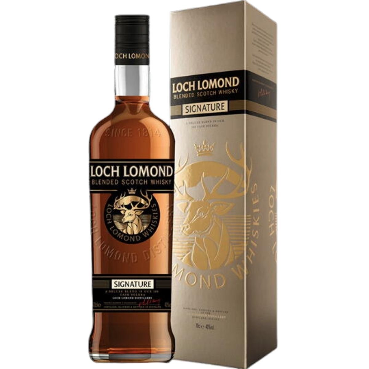Se Loch Lomond Signature Blended Scotch Whisky Fl 70 hos Barlife.dk