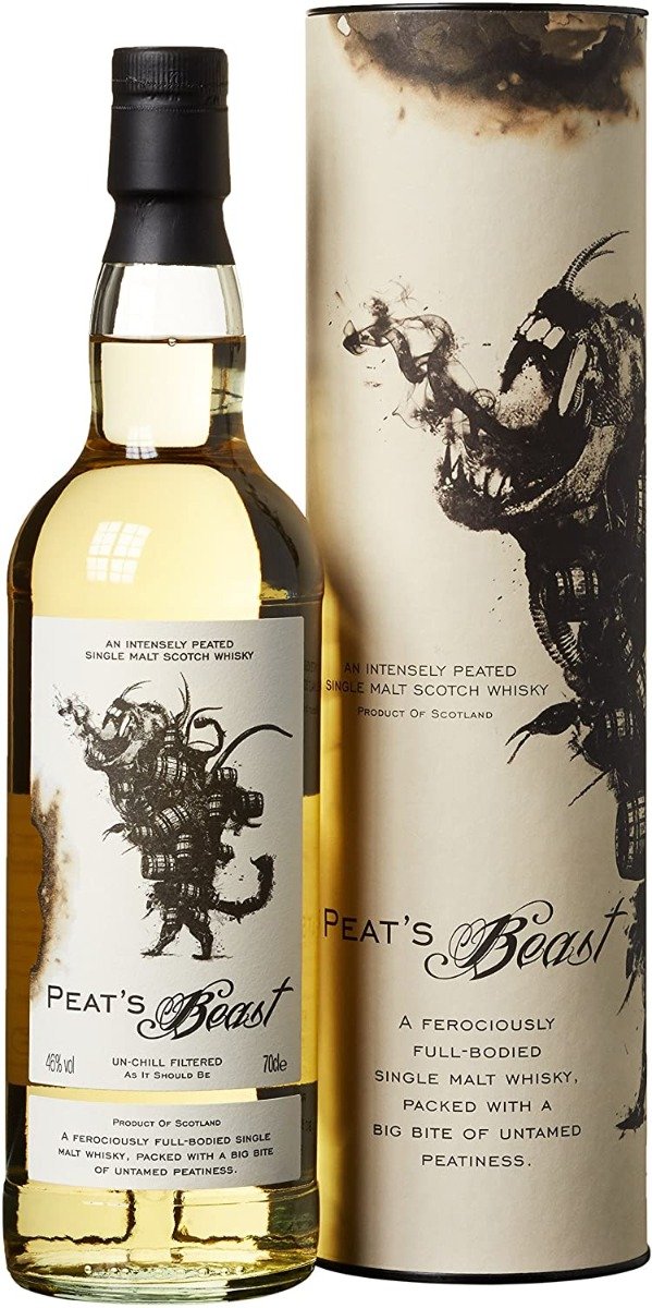 Se Peat's Beast Single Malt Scotch hos Barlife.dk