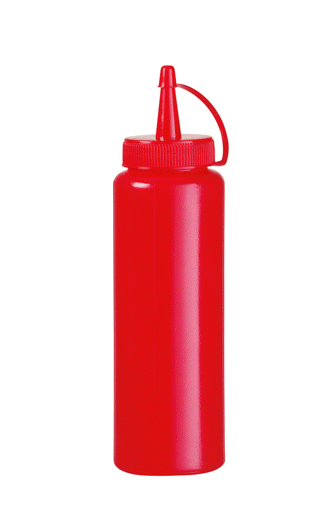Hendi Dresseringflaske Rød Plast 700 Ml