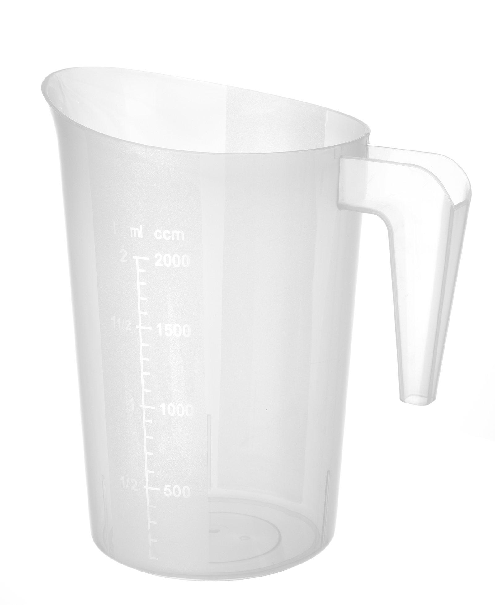Hendi Målebæger Plast Stabelbar 2l