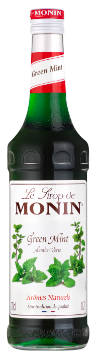Monin Syrup Green Mint / Menthe Verte Fl 70
