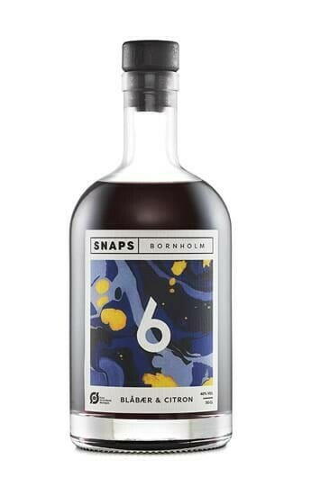Snaps Bornholm No.6 "Blåbær & Citron" Fl 50