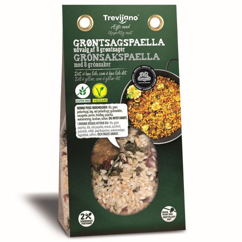 Paella M/8 Forskellige Grøntsager Pose 280g