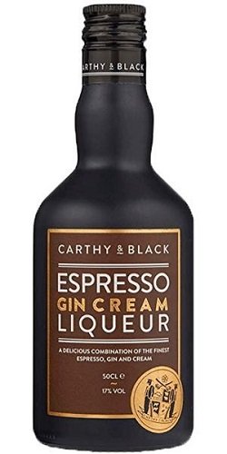 Carthy & Black Espresso Gin Cream Liqueur Fl 50