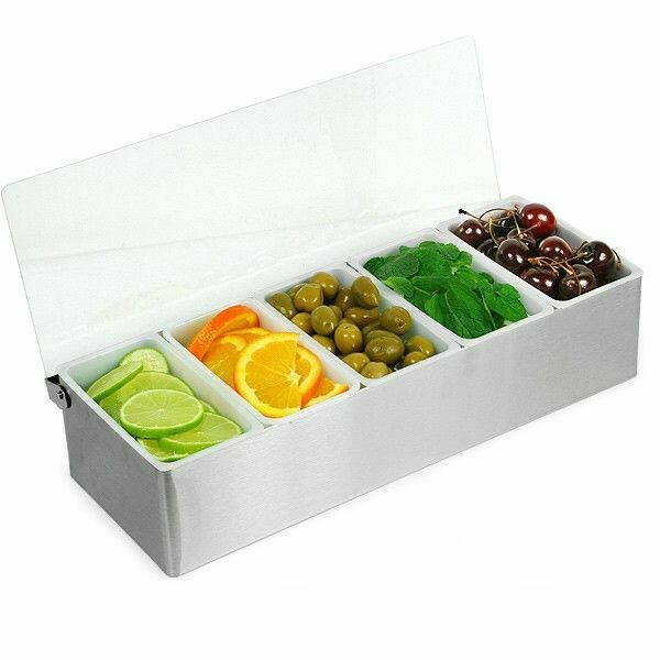 Frugt Dispenser Stål 5 Dele x 1 Pint