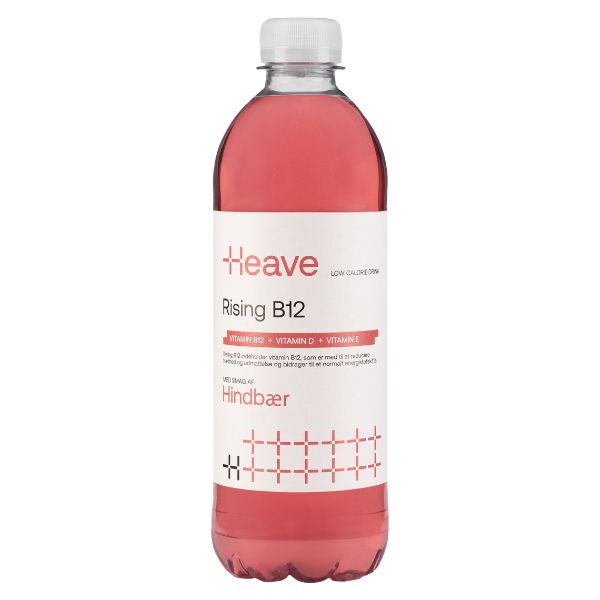 Heave Vitamin Vand Rising B12, Raspberry 50 Cl