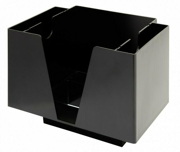 3 Part Bar Organizer Black