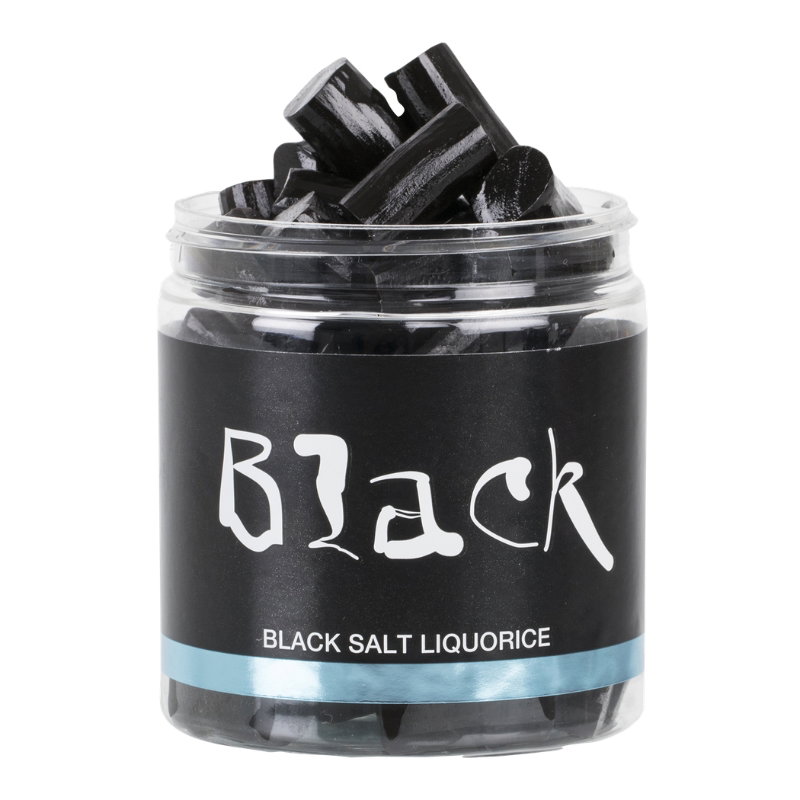 Salt Lakrids i Dåse 170g, Black Liquorice