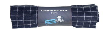 Viskestykke Mørkeblå 3-pk. Str. 50 X 70 Cm.