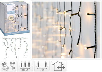 Koop Lyskette Istapper 360 Led 12 Meter