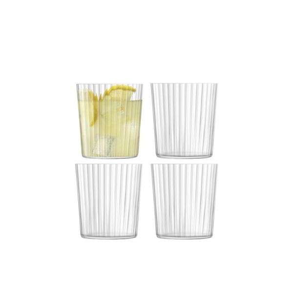 Drikkeglas Gio Line Sæt 4 Lsa 390ml, 9x8,4x8,4cm
