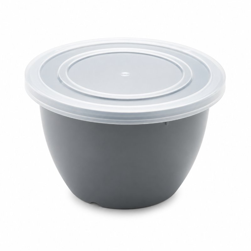 Genanvendelig Madbeholder Grå Polycarbonat 980 Ml 18,4 Cm
