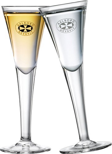 Snapseglas, "Aalborg Akvavit" 3,5cl