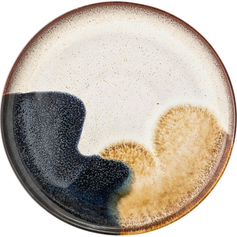 Tallerken Bloomingville Jules stentøj Ø28,5 cm multi farvet