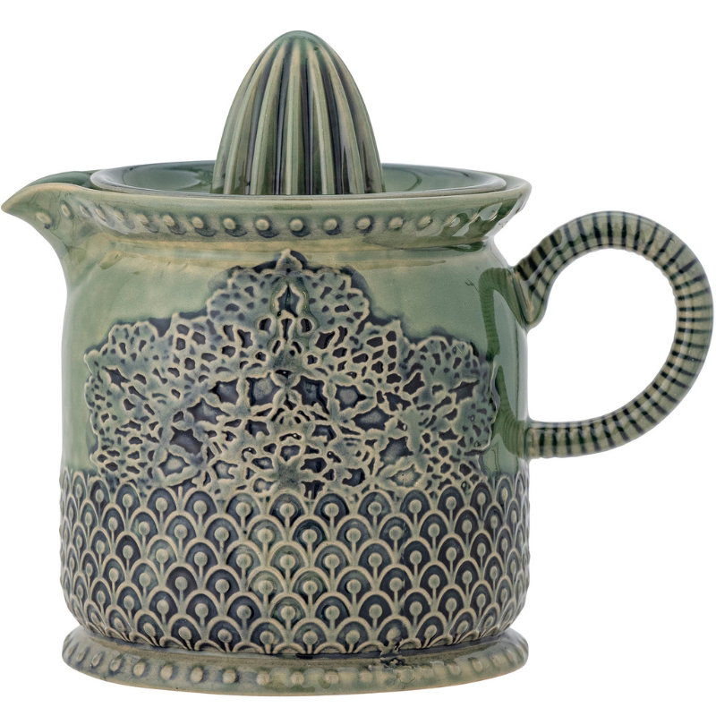 Bloomingville - Liselu Citruspresser, Grøn, Stentøj, L17,5xH15,5xW12 cm