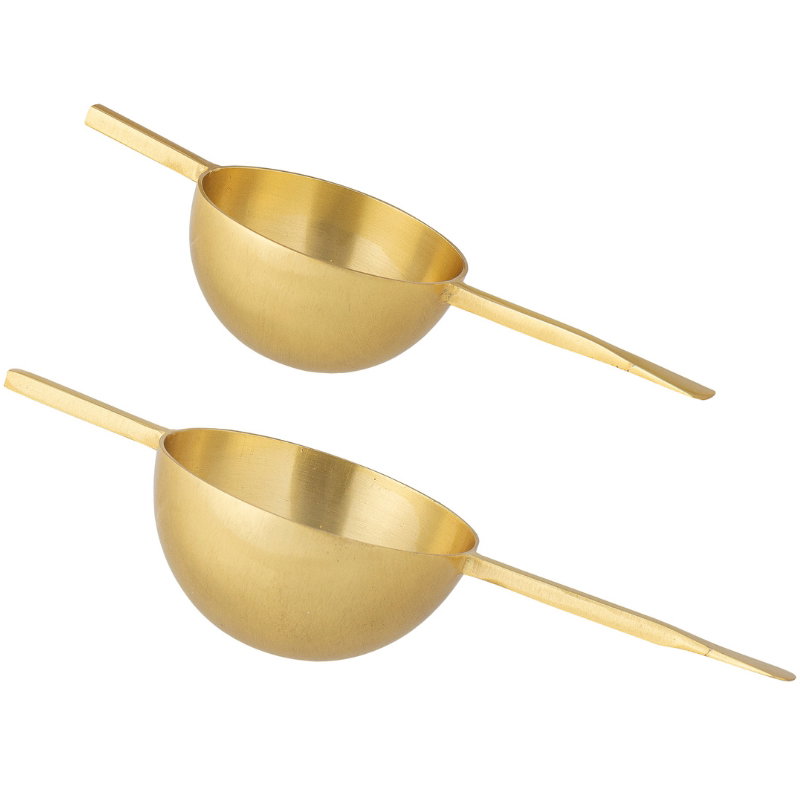 Kirsi Målebæger, Guld, Rustfri Stål 2 Stk
