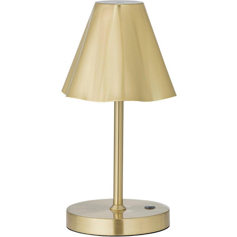 Lianna Portable Lampe, Genopladelig, Brass, Metal