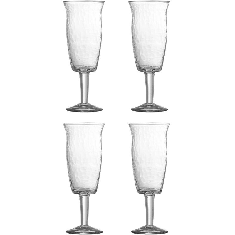 Asha Vinglas, Klar, Genanvendt Glas 4stk