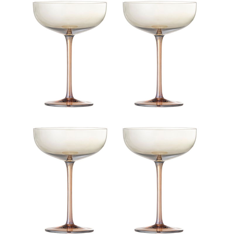 Aston Cocktailglas, Bronze, Glas 4 Stk