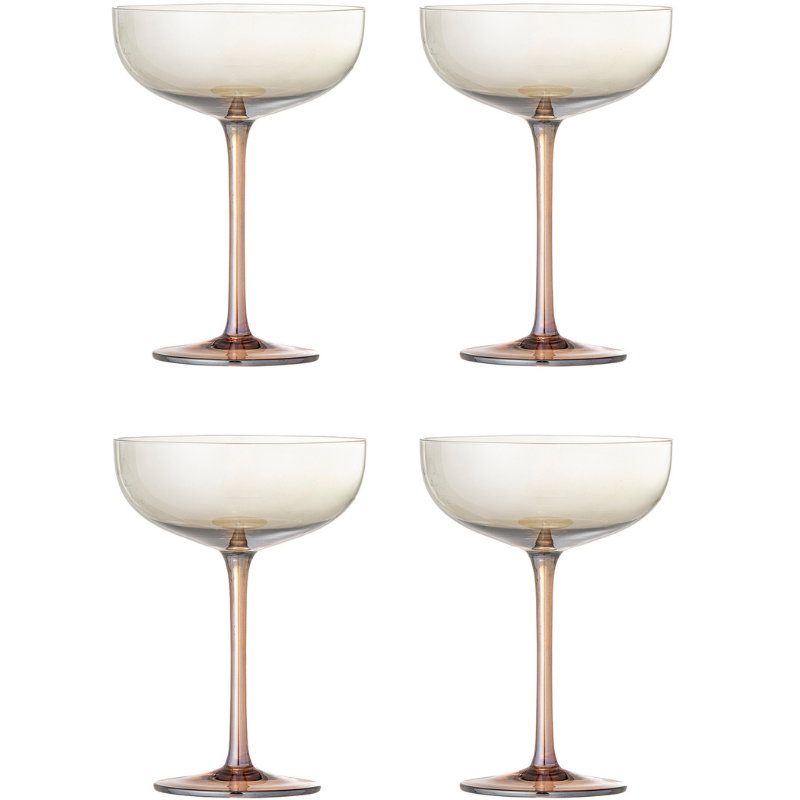 Aston Cocktailglas, Bronze, Glas 4 Stk