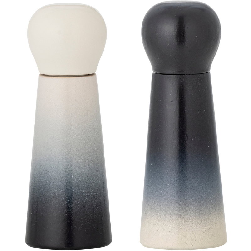 Hyman Salt & Peberkværn, Blå, Gummitræ 2 Stk. billede